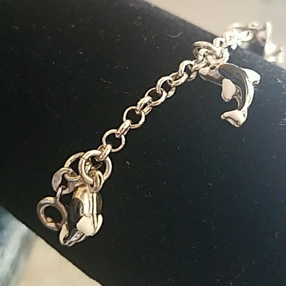 Kids 3D Dolphin Bracelet Bangle 6